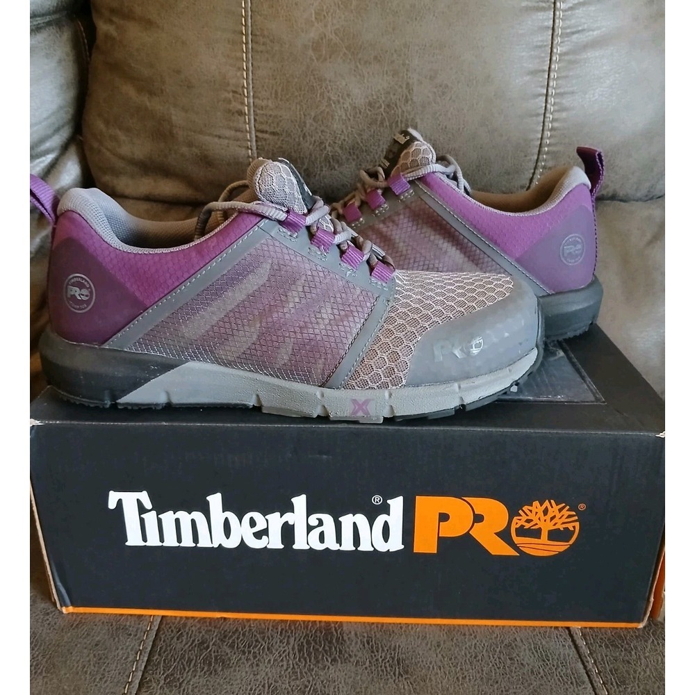 Timberland Purple and Gray Athletic Shoes